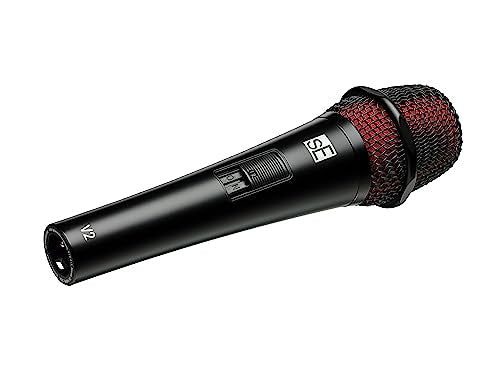SE Electronics V2-SW-QTR Supercardioid Dynamic Handheld Microphone with On/Off Switch (Includes 15' Cable)