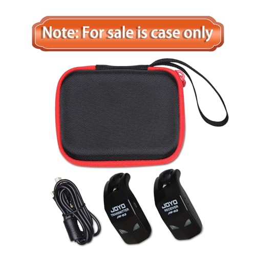 LTGEM EVA Hard Case for LEKATO, Xvive U2, Getaria, SWIFF, AKLOT Wireless Guitar Transmitter Receiver (Inside: 4.3 * 3.4 * 1.6 in) - size: For Universal Guitar Receiver