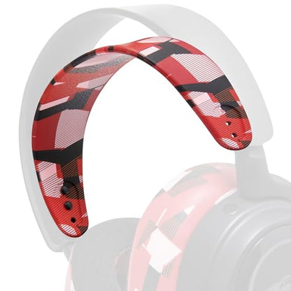 WC HeadbandZ Arctis Nova - Upgraded Silicone Headband for Arctis Nova Headsets by Wicked Cushions - Enhanced Flexibility, Comfort, and Style with Matching Earpad Designs | Red Prism - color: Red Prism