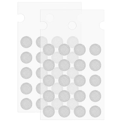 Ymapinc 40Pcs Silver IEM Filter (4mm), Universal Earbud Dust Filter Mesh | Anti-Dust Headphone Screen Replacement for In-Ear Headphones, IEM Accessories