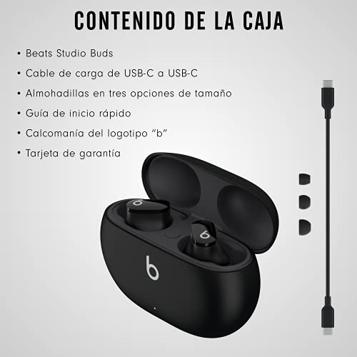 Beats New Studio Buds True Wireless Noise Cancelling Earbuds (Black)