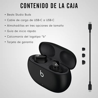 Beats New Studio Buds True Wireless Noise Cancelling Earbuds (Black)