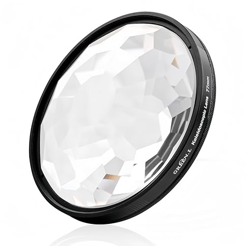 GREEN.L 72mm Kaleidoscope Prism Lens Filter Photography Prism Crystal Glass Effect Filter - size: 72mm, style: Kaleidoscope Prism Filter