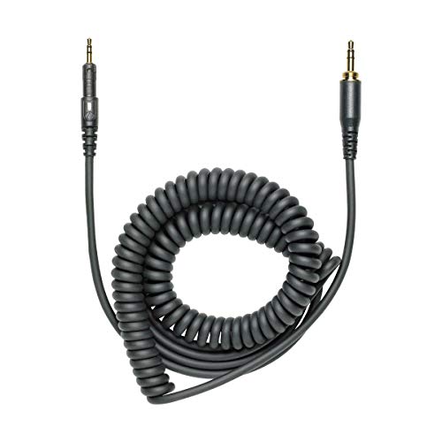 Audio-Technica ATH-M50x Professional Monitor Headphones, Black - with H&A High Frequency Leather Earpads for AT -M50