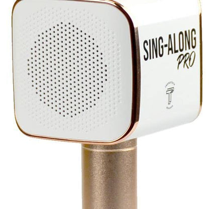 Sing-Along PRO Bluetooth Microphone - Wireless Karaoke Mic for Kids & Adults - Portable Home Karaoke Mic with Stereo Audio (Rose Gold) - color: Rose Gold