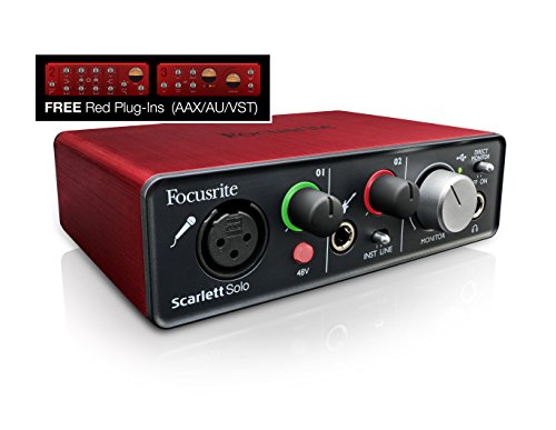 Focusrite Scarlett Solo Compact (1st Gen) USB Audio Interface - style: Interface Only