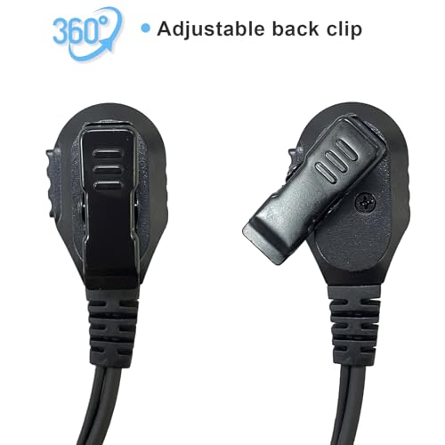 2 Pack Earpiece 2 Pin K Plug Headset for MD-UV380Plus MD-UV390Plus UVL-15W