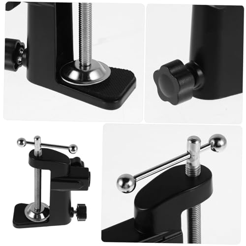 SUPVOX Adjustable Metal Base Boom Arm for Live Streaming Easy Tool Assembly Flexible Positioning for Condenser Microphones