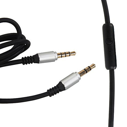 AT808 On-Ear Headphone with Microphone and Detachable 3.5mm Audio Cable