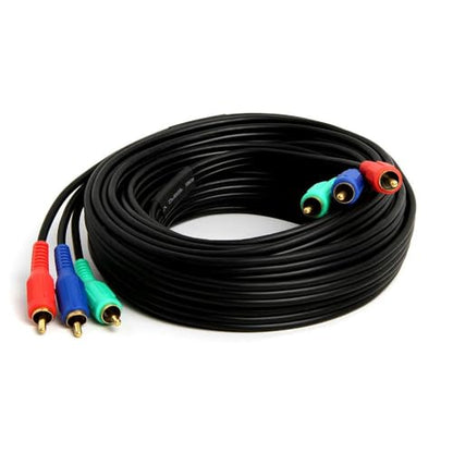 3-RCA Male to 3RCA Male RGB Component Video Cable For HDTV - 25 Feet