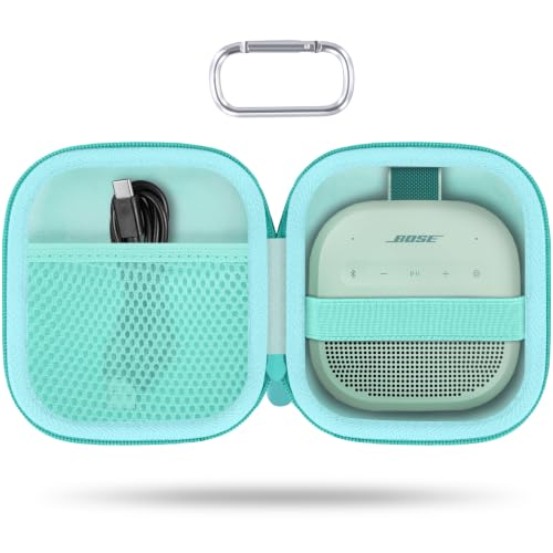 for Bose New SoundLink Micro 2nd Gen Speaker Protective Case, Mint Green - color: Mint Green Case
