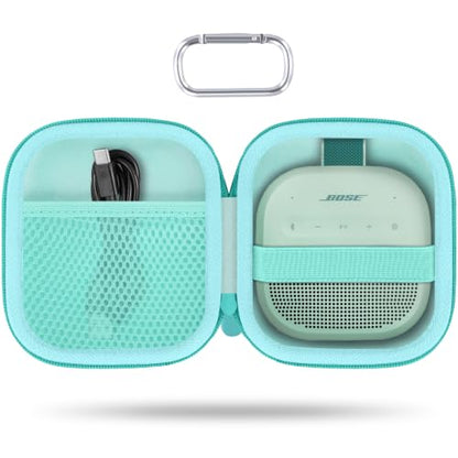for Bose New SoundLink Micro 2nd Gen Speaker Protective Case, Mint Green - color: Mint Green Case