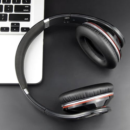SOULWIT Replacement Ear Pads Cushions for Monster Beats Studio 1.0 (1 st Gen) Headphones by Dr. Dre (Do Not Fit Studio 2 and Studio 3), Earpads with Soft Protein Leather (Black) - color: Black