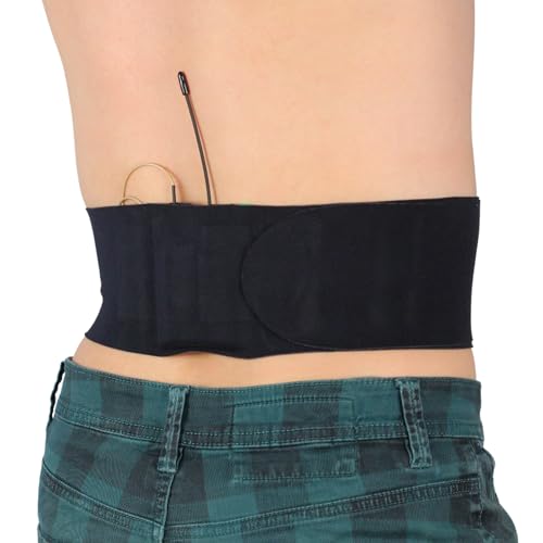 URSA Waist Strap - Ultra Slim, Breathable & Stretchy Microphone Transmitter Straps. Compatible with Most Transmitter/Receivers (Black, Small Waist - Small Pouch) | Ultra Slim, Breathable & Stretchy Microphone Transmitter Straps, Compatible with Most Trans