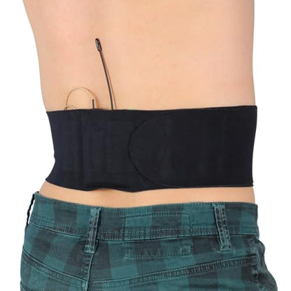 URSA Waist Strap - Ultra Slim, Breathable & Stretchy Microphone Transmitter Straps. Compatible with Most Transmitter/Receivers (Black, Small Waist - Small Pouch) | Ultra Slim, Breathable & Stretchy Microphone Transmitter Straps, Compatible with Most Trans