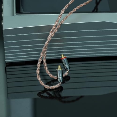 4Core Upgrade Earphone Cable MMCX 4.4MM Balanced IEM Cable Pure Copper Earphone Wire MMCXfor TIN HiFi T4 P1 Tin T3 T2 BGVP DM7 DMG Earbuds - style: MMCX,4.4mm Plug