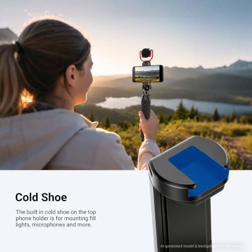 NEEWER Basics Flexible Phone Tripod, Mini Small Octopus Desk Stand, TP001 | Vlog Selfie Stick Holder for Cell Phone Camera, Compatible with iPhone GoPro DJI Insta 360 Action Camera, for Video Recording - style: TP001