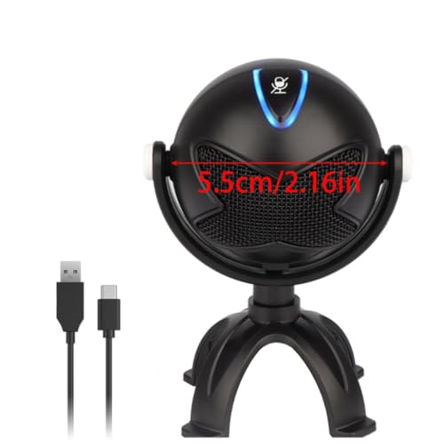 Chatting Microphone Headphone USB Port Streaming Mic Game Vocal Record Application Mic Used as Speaker Player Recorder