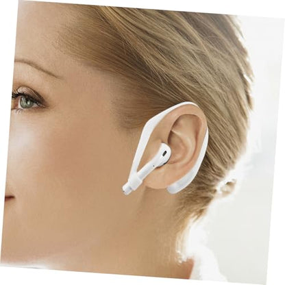 OSALADI 1Pair Silicone Ear Hooks for Earbuds Slip Design for Running Gym Jogging Cycling Secure Fit Compatible with Various Models