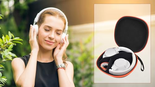 Comecase Headphone Case for JBL Tune 770NC，for JBL Live, 770NC, 660NC, 650B | Adjustable Divider, Cable Space and Carry Handle for Commuting, Gym and Travel, Students and Music Lovers, Case Only - Black - color: Black