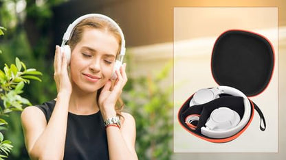 Comecase Headphone Case for JBL Tune 770NC，for JBL Live, 770NC, 660NC, 650B | Adjustable Divider, Cable Space and Carry Handle for Commuting, Gym and Travel, Students and Music Lovers, Case Only - Black - color: Black
