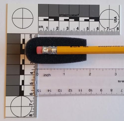 CA945 foam microphone windscreens (microphone covers) (2-pack) for use mini-shotgun mics, larger headsets and desktop microphones