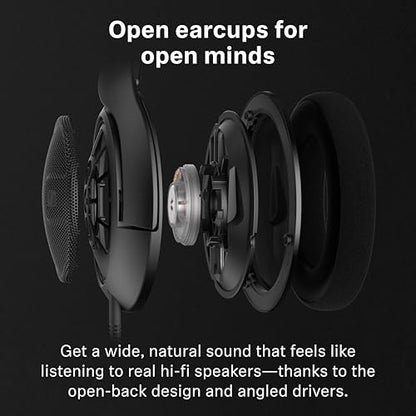 Sennheiser HD 560S Open-Back Over-Ear Wired Headphones, Black