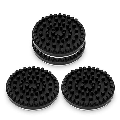 kwmobile Turntable Speaker Isolation Pads - Pack fo 4 Speaker Isolation Feet - Silicone Feet Self Adhesive for Turntable Platform Audio Equipment HiFi System Speakers Record Player