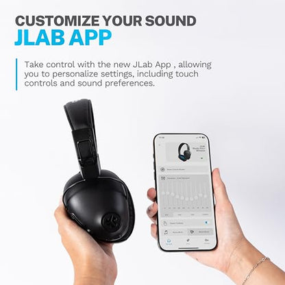 JLab Studio Pro+ Bluetooth Wireless Over-Ear Headphones, Black