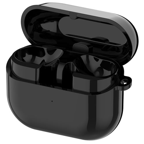 Charging Case Inended for Samsung Galaxy Buds 3 Pro,Replacement Charger Station with USB C Cable Wired Earbuds Charger Case Dock Stand Cradle Cover (Black) - color: Black