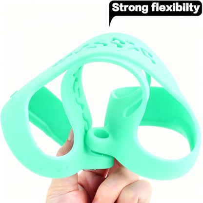 COMECASE Silicone Cover for JBL Pulse 4 with Shoulder Strap and Carabiner | Open Controls Allow Charging and Playback; Flexible Sleeve Cushions Scratches and Bumps Outdoors, Teal, Cover Only - color: Teal