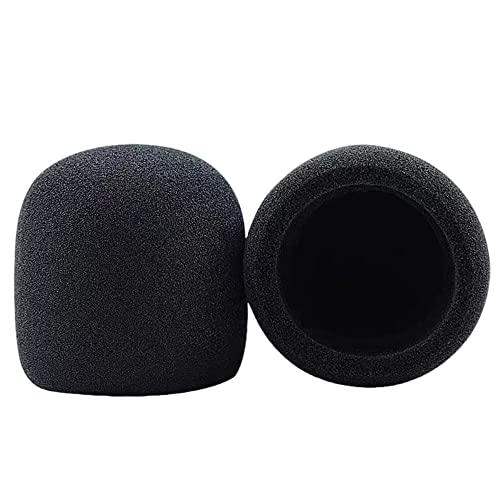 Custom Mic Cover Foam Microphones Personalized Windscreens Condenser (black)