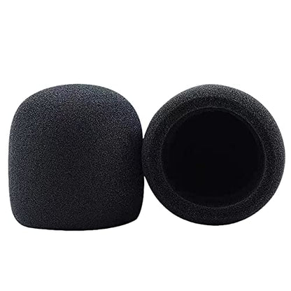 Custom Mic Cover Foam Microphones Personalized Windscreens Condenser (black)
