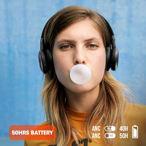 JBL Live 460NC - On-Ear Nc Headphones - White | JBL Signature Sound, Keep the noise out, or in You choose, Get help just by using your voice - color: White