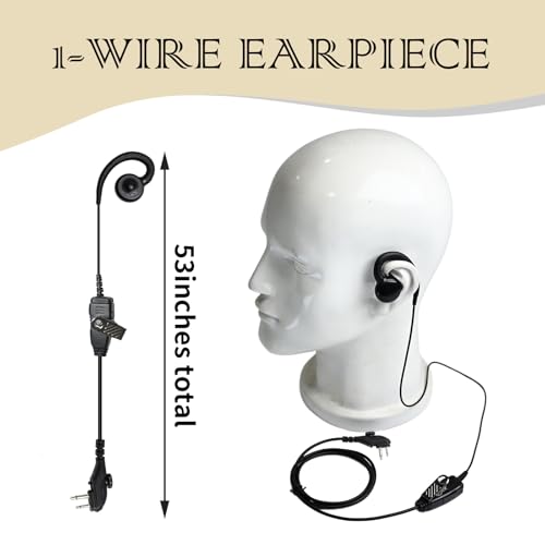 Bd402i Earpiece Walkie Talkie Headset for Hytera Radios BD502i (C Swivel)