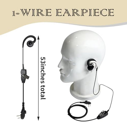 Bd402i Earpiece Walkie Talkie Headset for Hytera Radios BD502i (C Swivel)
