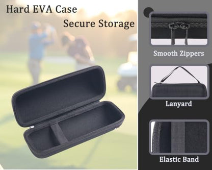 Hard Protective Travel Case Compatible with Bushnell Wingman View GPS Golf Speaker,Golf Bluetooth Speaker Travel Case Storage Holder(Black)