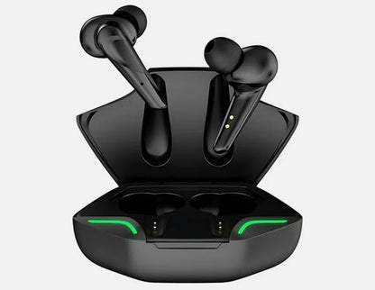 Kaindy Bluetooth 5.2 Wireless Earbuds Gaming Earphones, 45ms Low Latency Stereo HiFi Sound Quality & Deep Bass Earphone, True Wireless Earbuds for Android and iPhone (Black)
