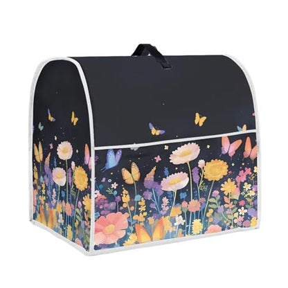 Kitchen Mixer Cover Dust Cover Butterfly Design Dustproof Kitchen Mixer Accessories L Size - color: Butterfly Design-, size: L