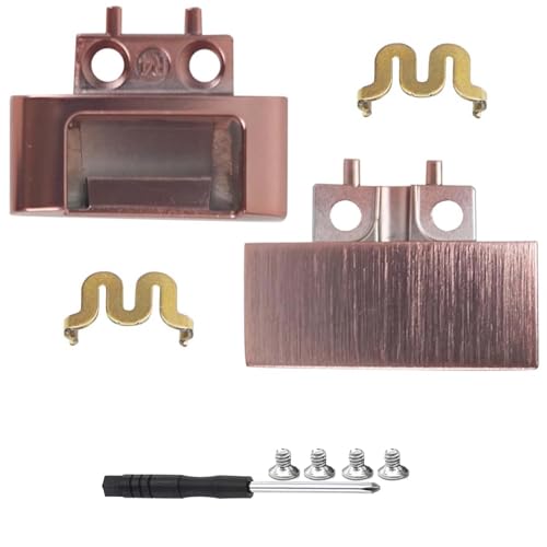 Solo 4 Hinge Replacement Headband Connector Metal Folding Hinge Clip Pin Cover Repair Parts Set Kit Accessories Compatible with Beats Solo 4 Wireless (Model A2924) Headphones. (Cloud Pink) - color: Cloud Pink