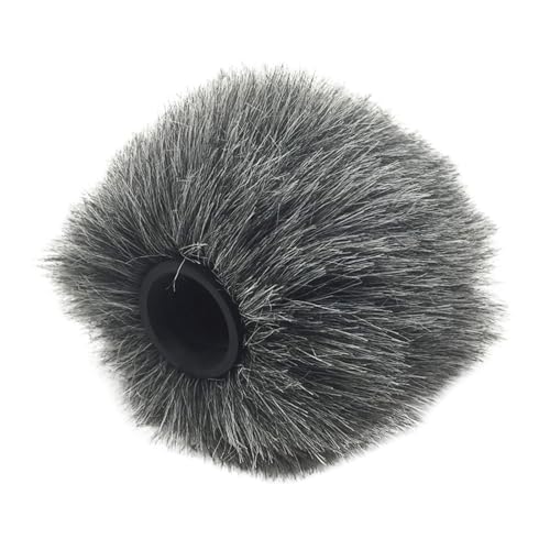 Microphone Furry Windscreen Muff Windshield for Camera Mic Protector with Large Pore Acoustic Foam Suitable for Outdoor Recording and Video Shooting