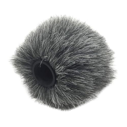 Microphone Furry Windscreen Muff Windshield for Camera Mic Protector with Large Pore Acoustic Foam Suitable for Outdoor Recording and Video Shooting