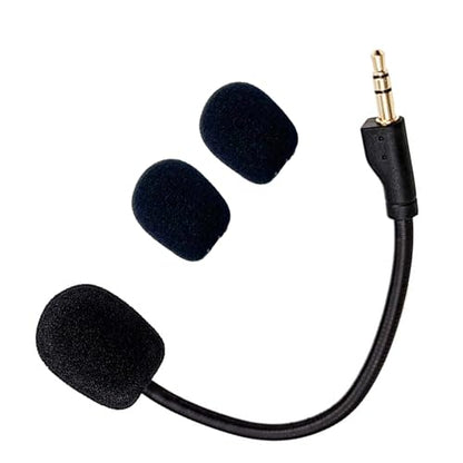 Replacement Game Mic Compatible with Logitech G PRO X2, G PRO X Wireless and G Pro Wired Gaming Headsets, Detachable Noise Cancelling Crystal-Clear Game Microphone with 2Pcs Foam Cover