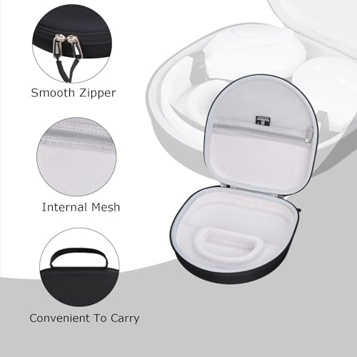 Tourmate Hard Storage Case for WolfLawS Wireless Gaming Headset,Portable EVA Case(Box for Sale) (Black)
