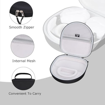 Tourmate Hard Storage Case for WolfLawS Wireless Gaming Headset,Portable EVA Case(Box for Sale) (Black)