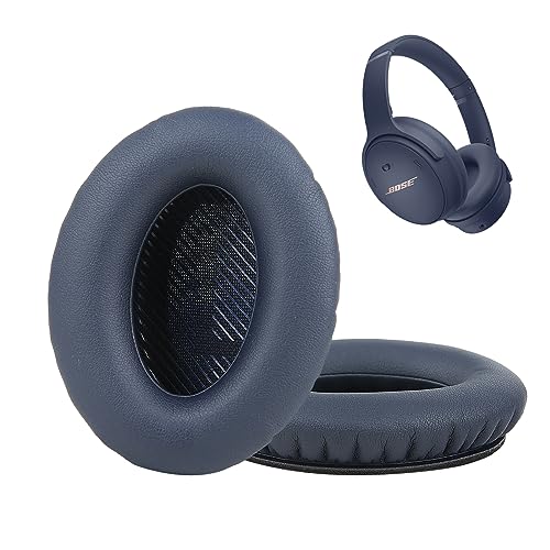 Replacement Ear Pads Cushions for Bose QuietComfort 35 QC35 QC35ii QC45 QC25 QC15 Headphones Noise Isolation Memory Foam Navy Blue - color: QC35 Navy Blue