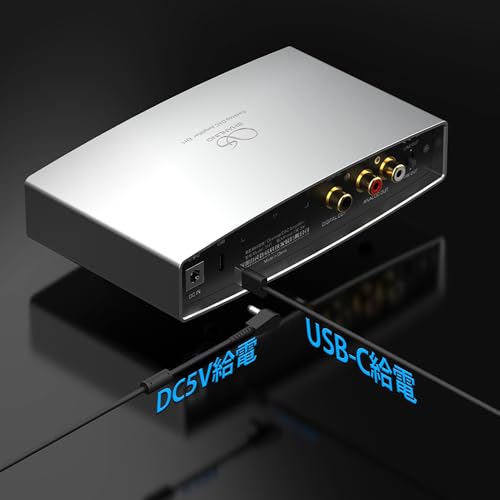 Shanling EH1 Compact Desktop DAC & Headphone Amplifier (Silver) - color: Silver, style: Compact Desktop DAC