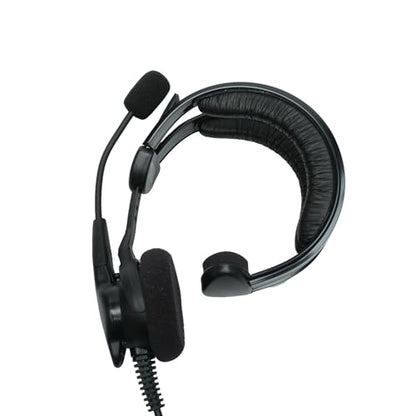 Overhead Headset VOX PTT Boom Mic for Midland GXT LXT AVPH Radio | gxt1000vp4 avph10 gxt1000 mxt575 lxt600vp3 gxt1000g avph3 mxt500 gtx 1050 lxt630vp3