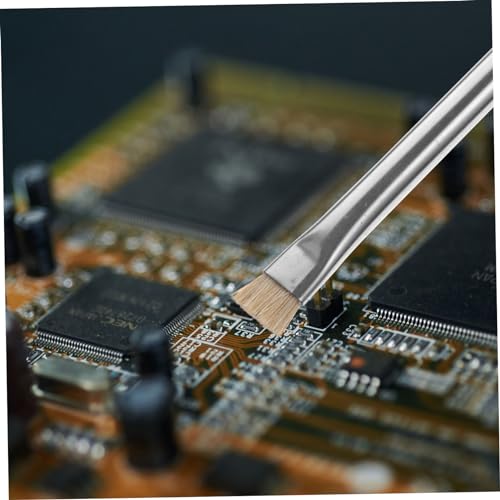 Motherboard Cleaning Brush Dust Removal Stainless Steel Double Head