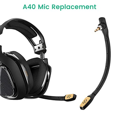 Replacement Mic for Astro A40 / A40 TR Gaming Headset, Boom Microphone